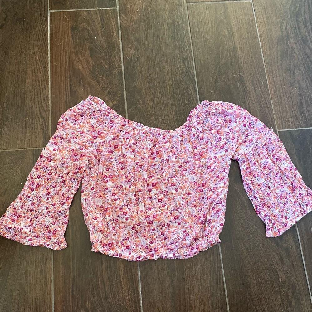 Forever 21 Floral Crop Top / size small